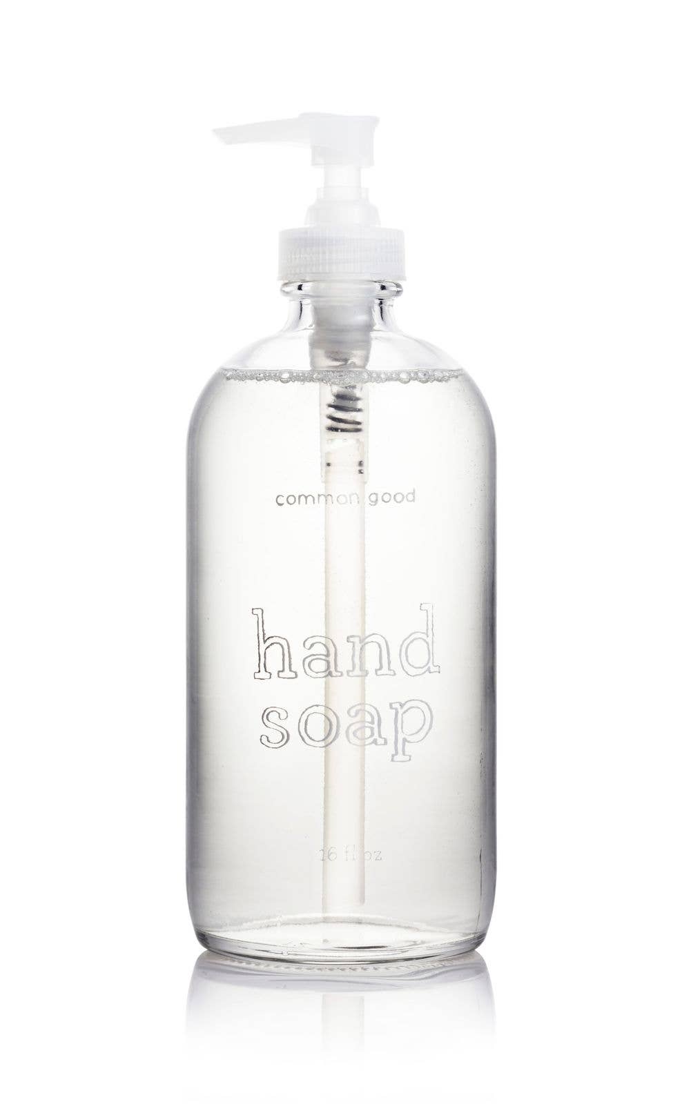 Hand Soap Empty Glass Bottle - 16 oz