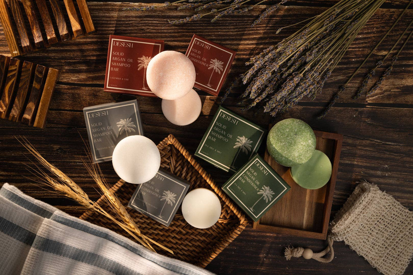 Solid Argan Oil Shampoo Bar (No Artificial Fragrances)