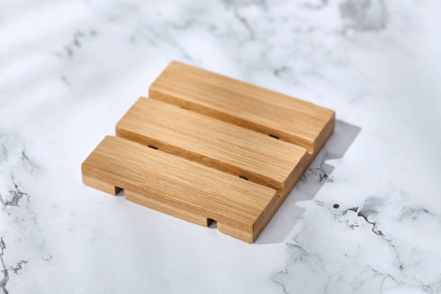 Bamboo Square Soap Dish (Unbranded, Unpackaged)