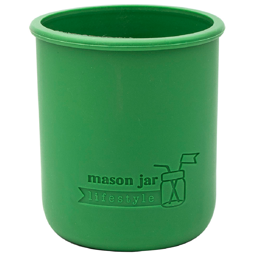 Silicone Sleeve/Jacket for Wide Mouth Pint 16oz Mason Jars