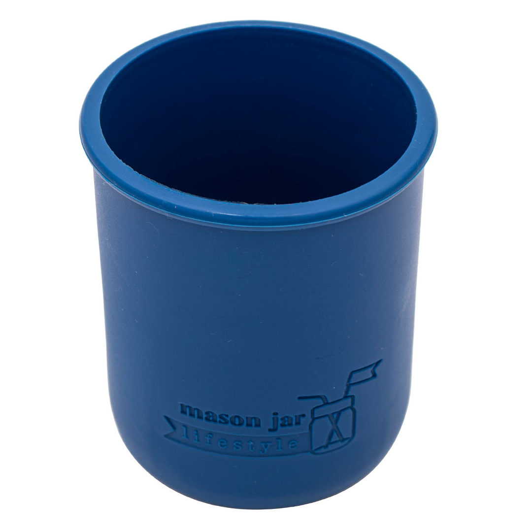 Silicone Sleeve/Jacket for Wide Mouth Pint 16oz Mason Jars