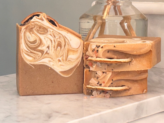 Lemon Poppy Scrub Bar | All-Natural