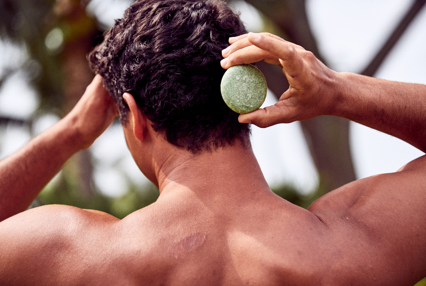Solid Argan Oil Shampoo Bar (No Artificial Fragrances)