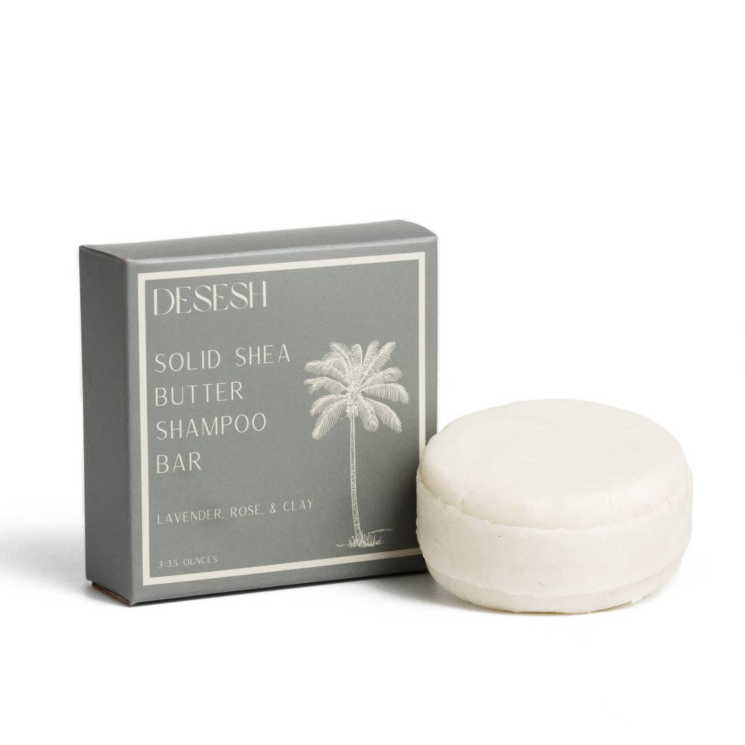 Solid XL Shea Butter Shampoo Bar (Natural Fragrances)