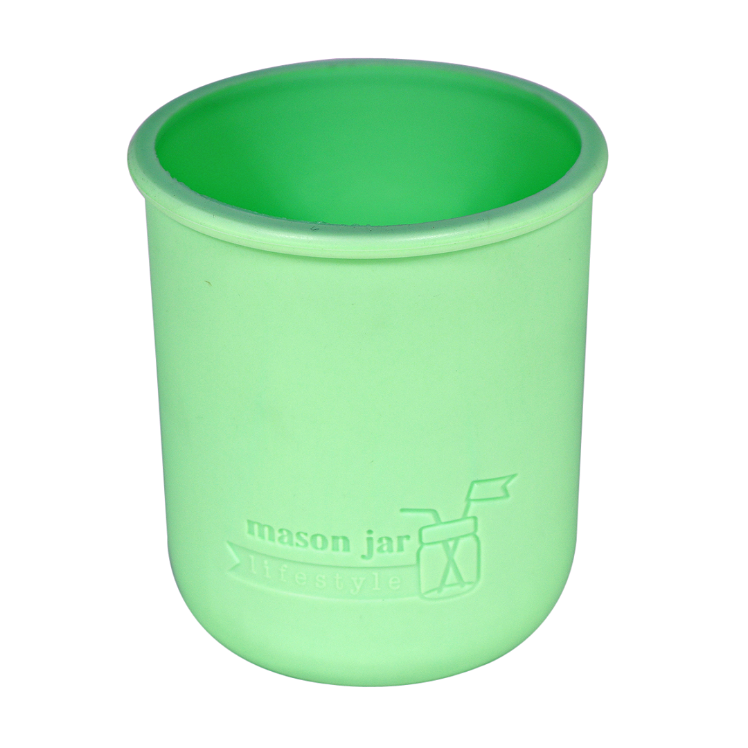 Silicone Sleeve/Jacket for Wide Mouth Pint 16oz Mason Jars