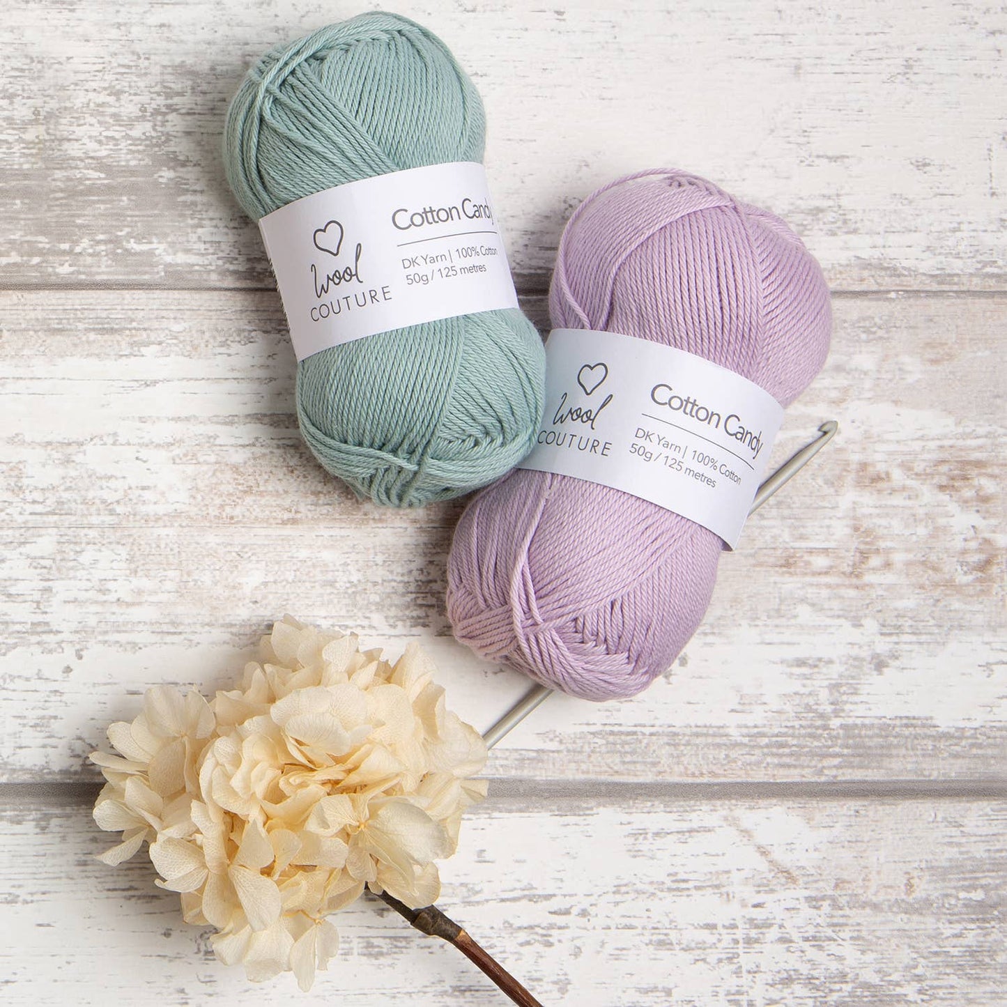 Cotton Candy Yarn 50g Ball | 100% Cotton