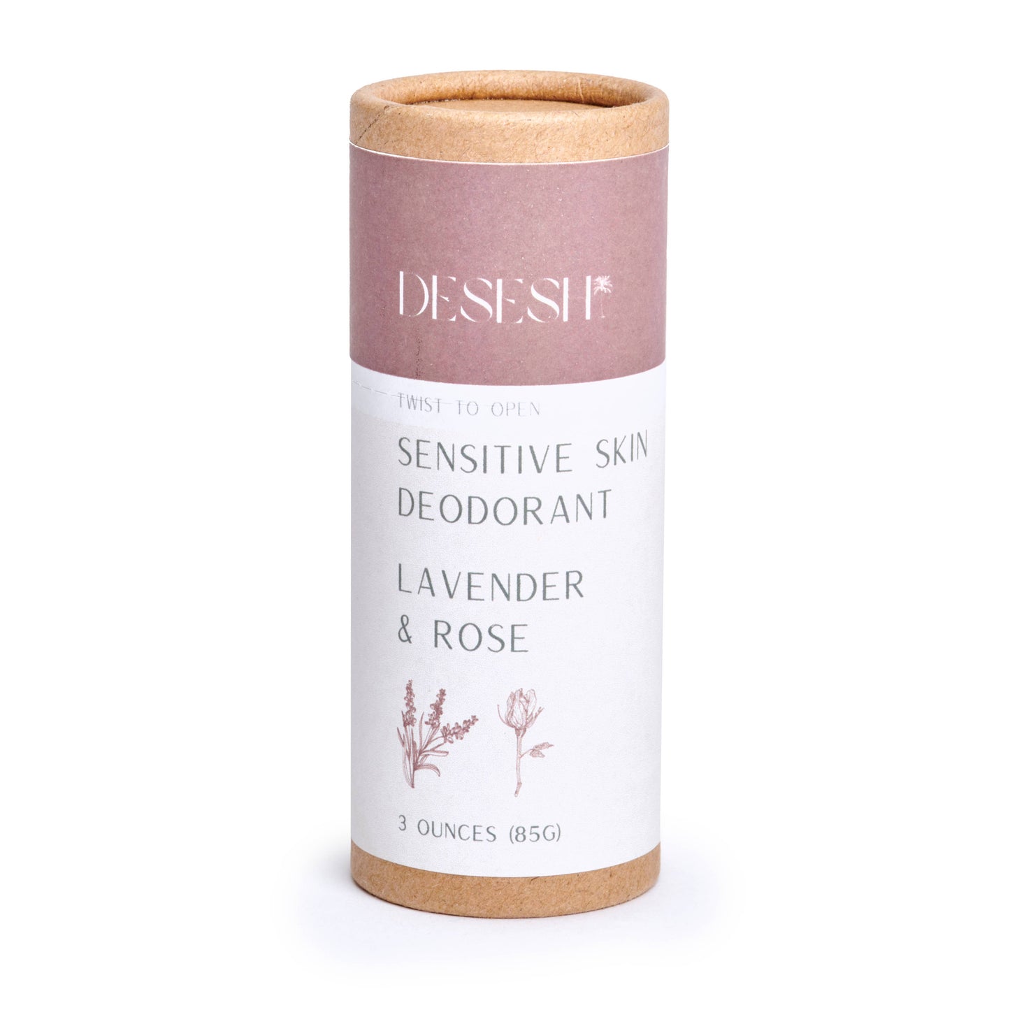 Natural Sensitive Deodorant (Aluminum Free, No Baking Soda)